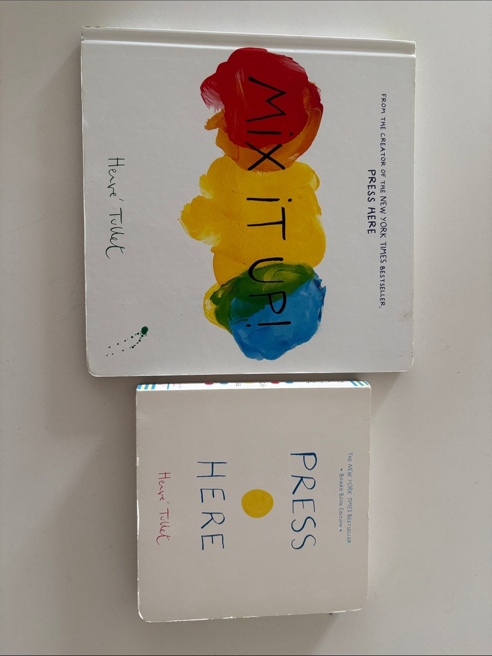 BOOK bundle !Mix It Up! And Press Here by - Hervé Tullet